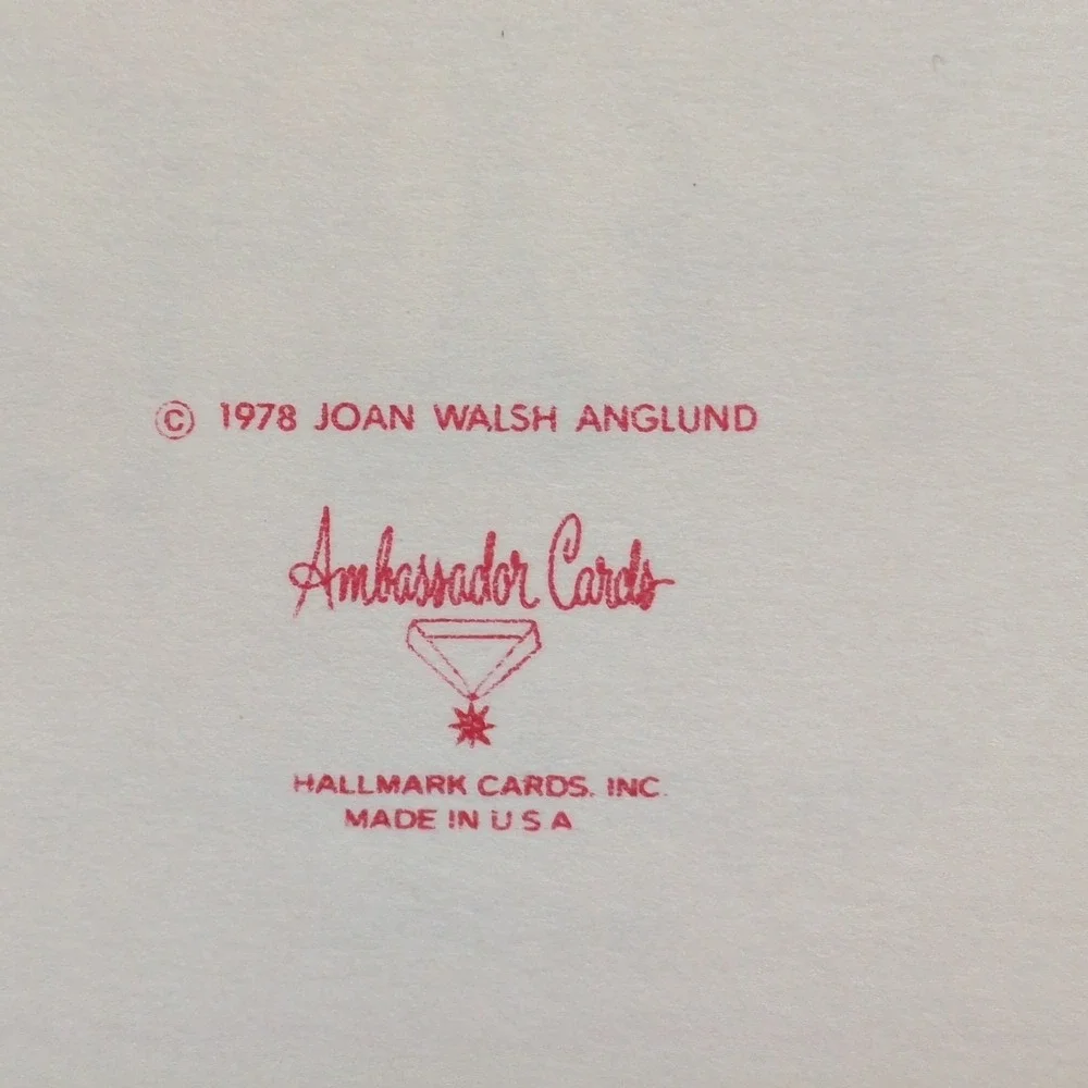 Vintage 1978‎ Hallmark Classroom Valentine's Day Cards - Joan Walsh Anglund Art
